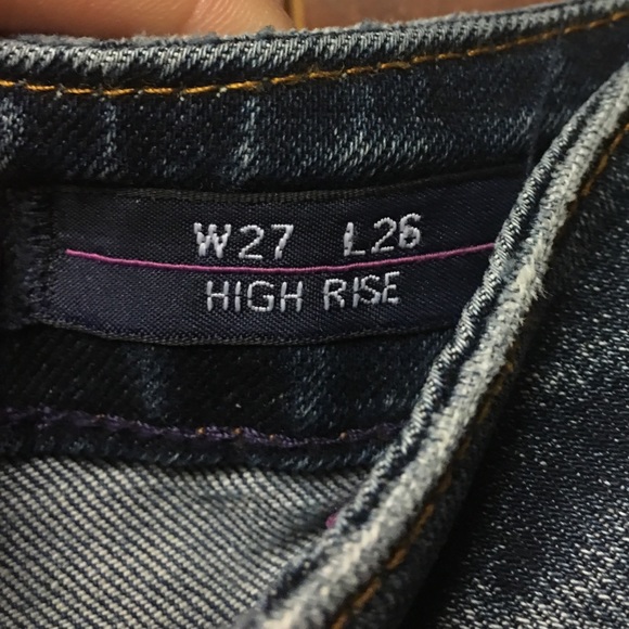 NWT Vigoss Straight Ace Two-Tone High Rise Jeans - Picture 4 of 8